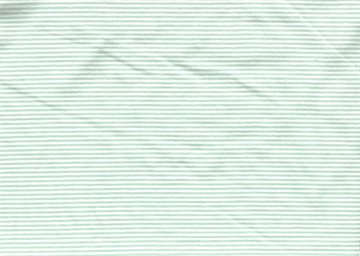Summer knit light green stripes